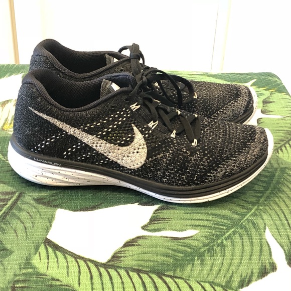 black and white speckled nikes